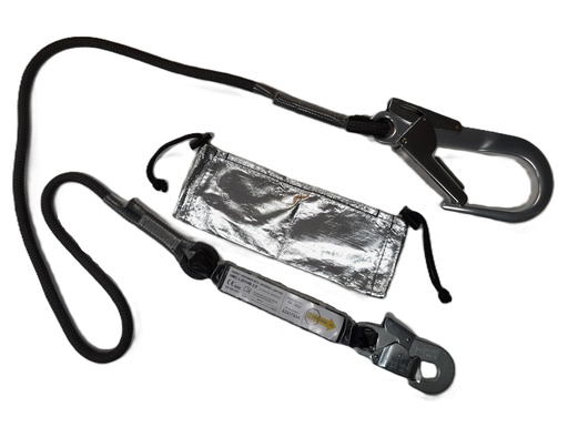 [HMC-L201HB-2,0] HMC-L201HB-2,0 Vanglijn hittebestendig 12mm kernm.lijn incl. demper+haak