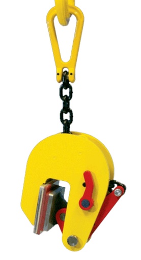 [2 TNMK] Platenklem voor verticaal hijsen zonder beschadigingen, Non-marking - Terrier - Type 2 TNMK - Bek-opening 1-50mm - WLL 2 Ton
