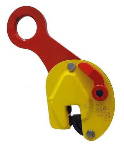 [1.5 FBK] Balkprofielklem voor verticaal in-positie hijsen - Terrier - Type 1.5 FBK - Bek-opening 0-20mm - WLL 1,5 Ton