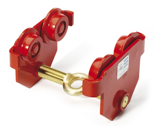 [L-PT-S20] Duwloopkat - Lewis - Type L-PT-S20 - Flensbreedte van de balk 66-220mm - E.G. 13,9 kg - WLL 2 Ton