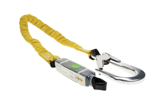 [HMC-1L101] HMC-1L101 Verbindingslijn stretch 2mtr +st.haak ( excl karabijn haak)