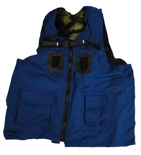 [HMC-V41] HMC-V41 Vest-XXL blauw  tbv harnas H30